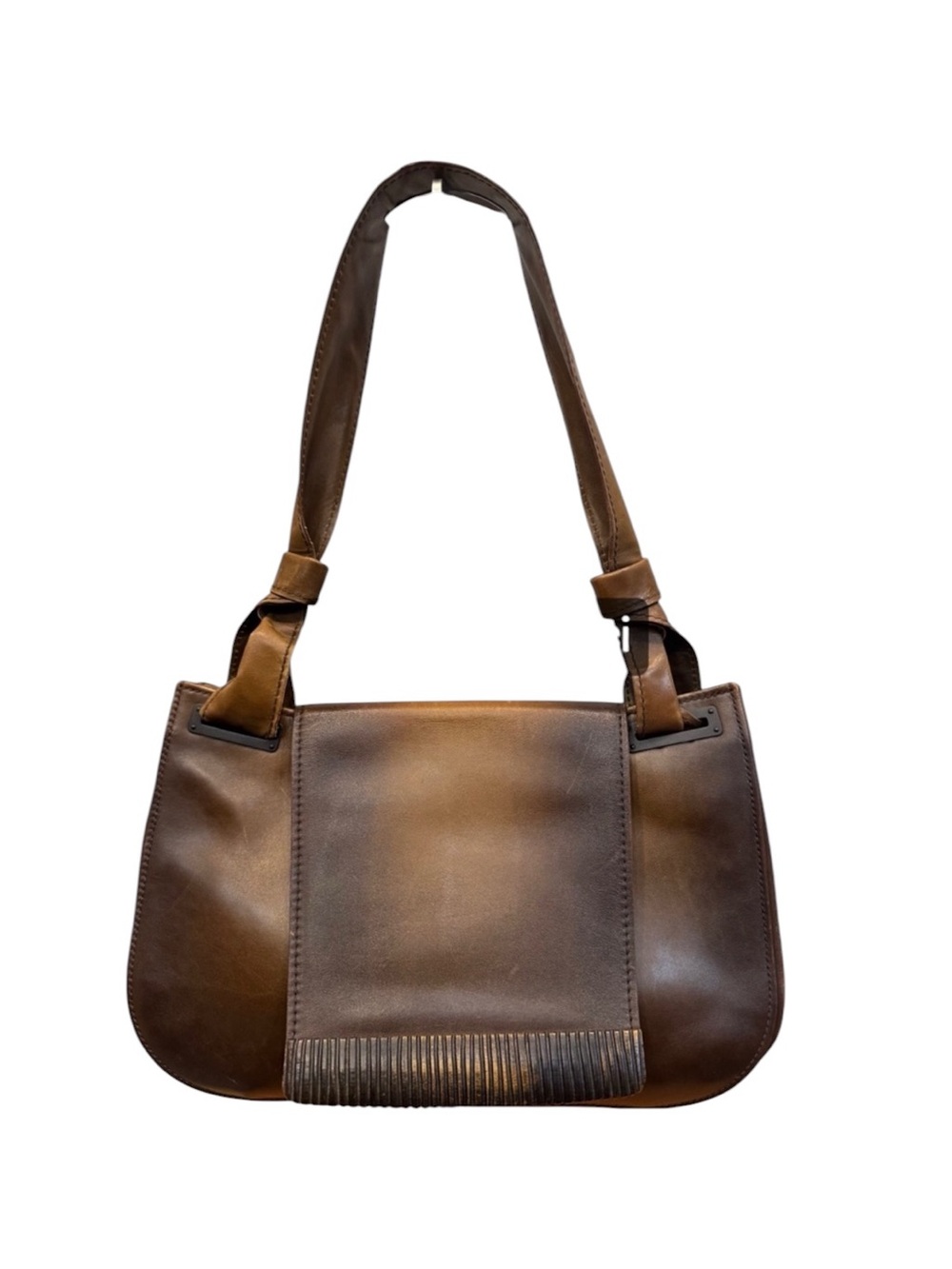 Vintage Gucci Tom Ford-Era Ombré Leather Shoulder Bag